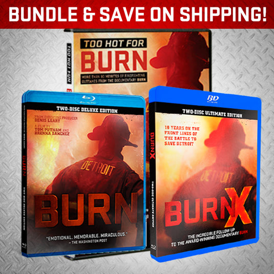 "BURN" & "BURN X" ON BLU-RAY + "TOO HOT FOR BURN" - BURN Webstore