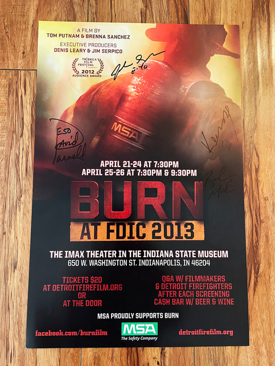 Signed FDIC Special Screening Posters! - BURN Webstore